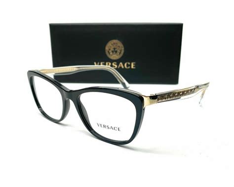 black and Gold Versace eyeglasses